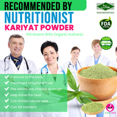 Kariyat Powder 100 Grams 100% Organic Authenic
