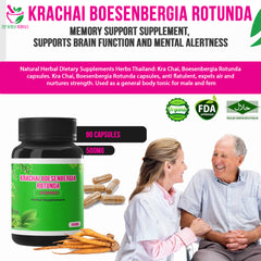 500mg Krachai Boesenbergia Rotunda 90 Capsules Natural Herbal Dietary Supplements Herbs