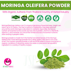 Moringa Oleifera Powder 100 Grams 100% Organic Authenic