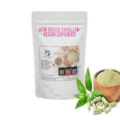 OEM Green Chiretta Vegan Capsules 100 Grams 100% Organic Authenic