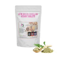 OEM Green Chiretta Vegan Tablets 100 Grams 100% Organic Authenic