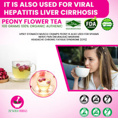 Dried Peony Flower Tea 100 Grams 100% Organic Authenic
