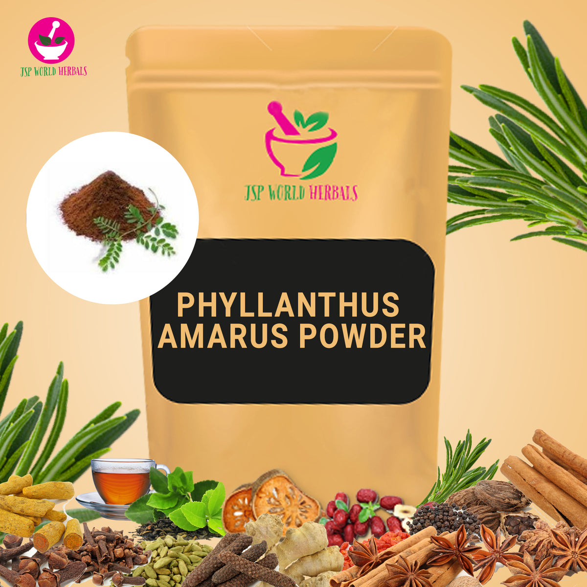 Phyllanthus amarus botanical powder product image