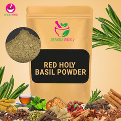 Red Holy Basil Powder 100 Grams 100% Organic Authenic