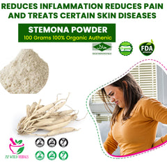 Stemona Powder 100 Grams 100% Organic Authenic