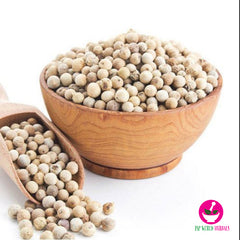 Dried White Pepper 100 Grams 100% Organic Authenic