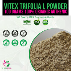 Vitex trifolia L Powder 100 Grams 100% Organic Authenic