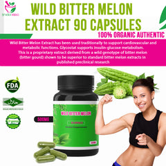 500mg Wild Bitter Melon Extract 90 Capsules