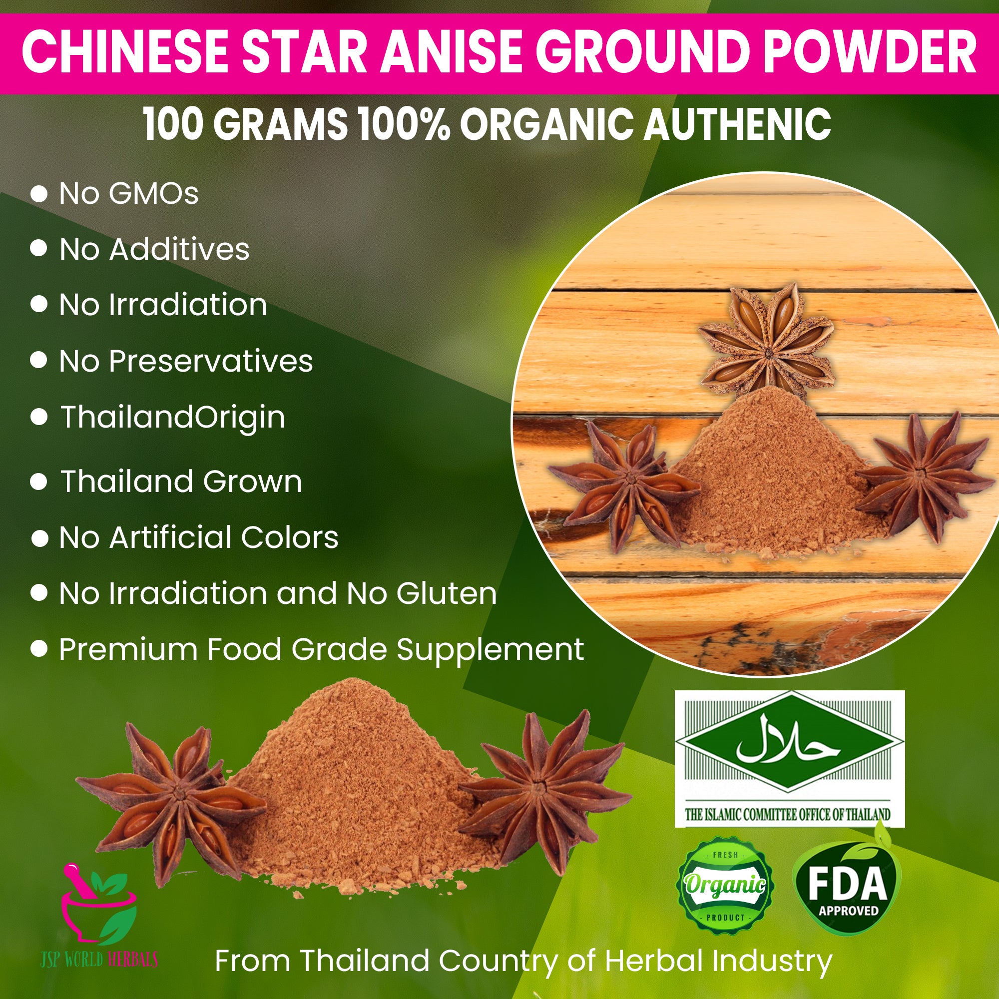 Chinese Star Anise Ground Powder