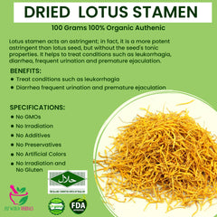 JSP World Herbals · Products · Dried Lotus Stamen 100 Grams 100% Organic Authenic · Shopify